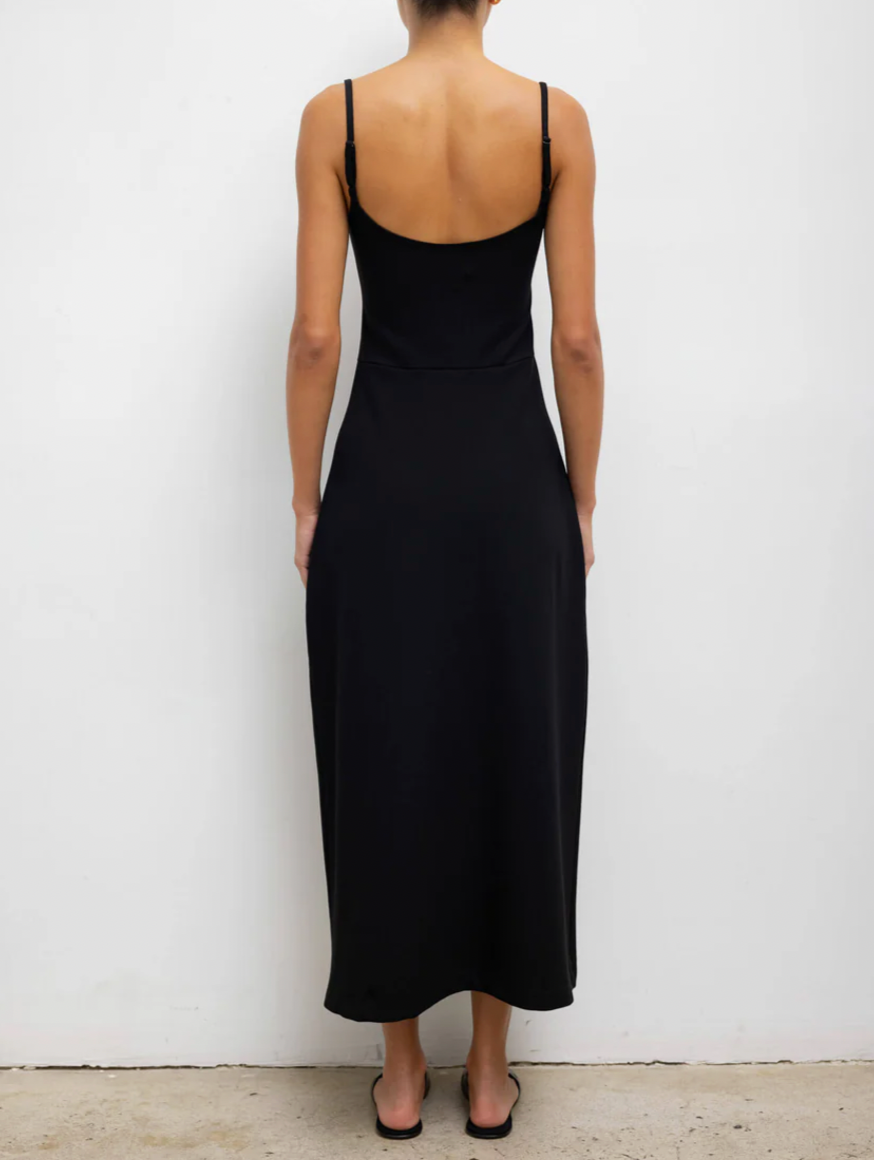 Rio Maxi Tank Dress Black