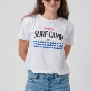 Surf	Camp Everyday Tee Optic White