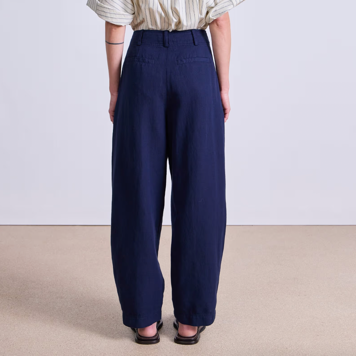 Bari Crop Trosuer Indigo