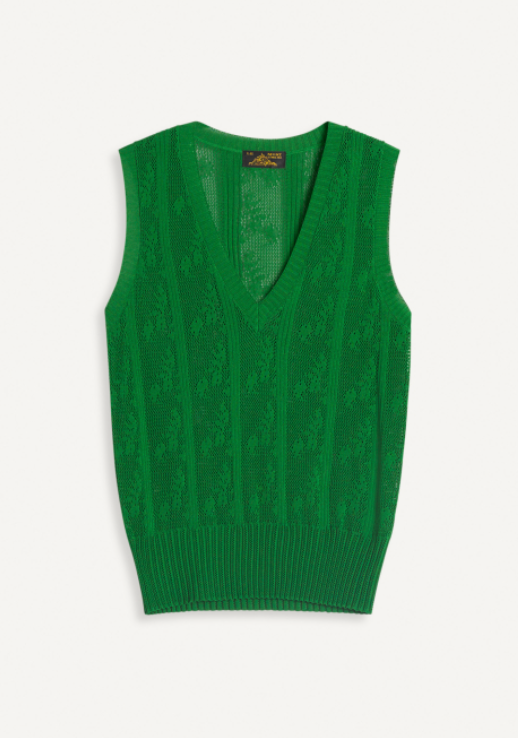 Sabila Slvless Sweater Green