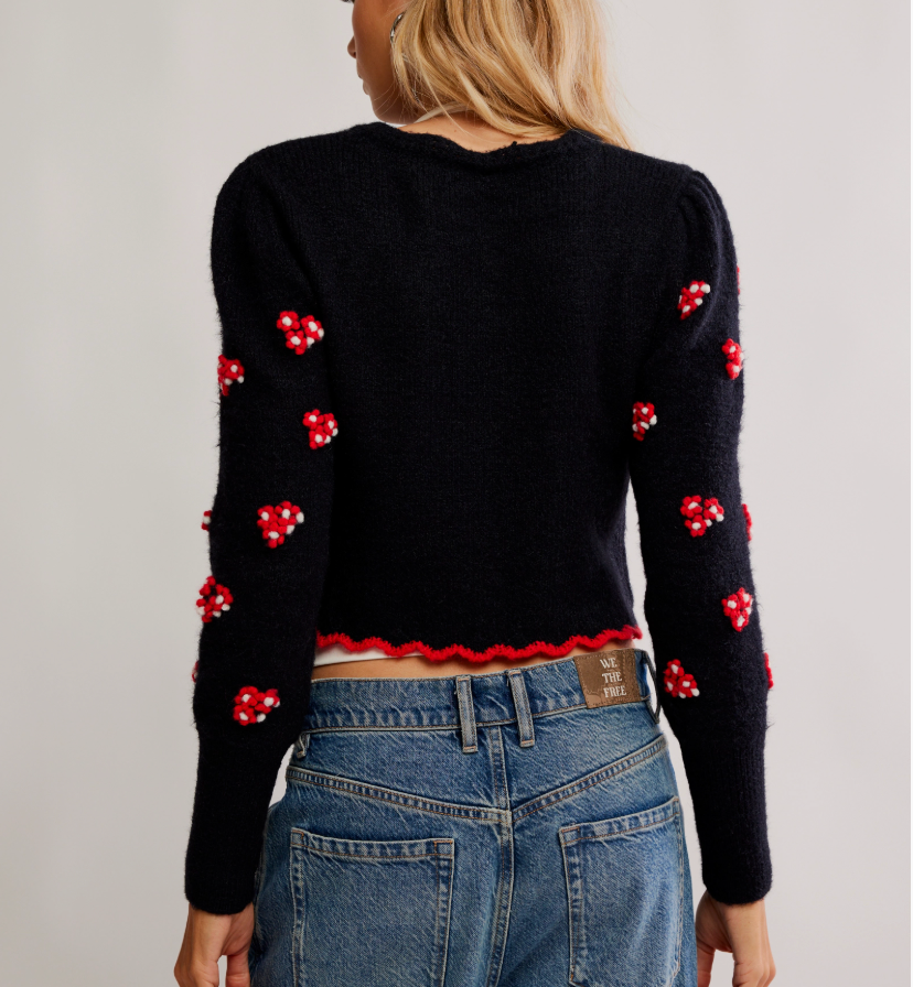 Nonna Sweater Midnight Bloom