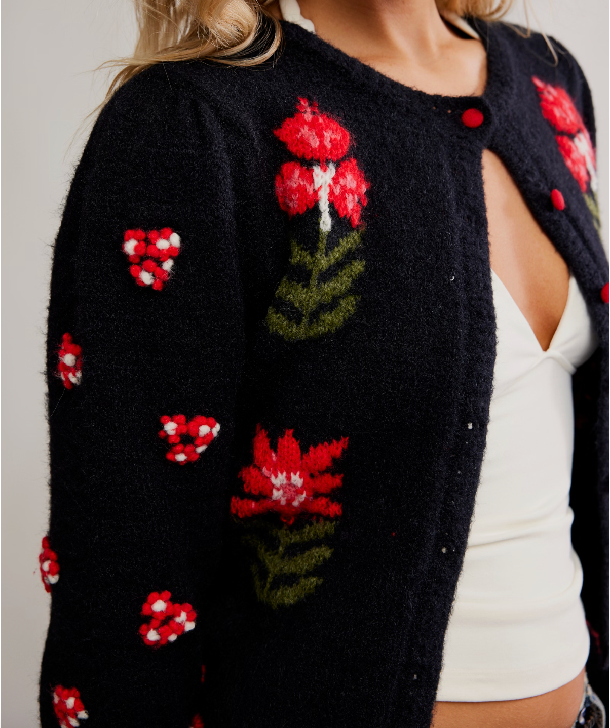 Nonna Sweater Midnight Bloom