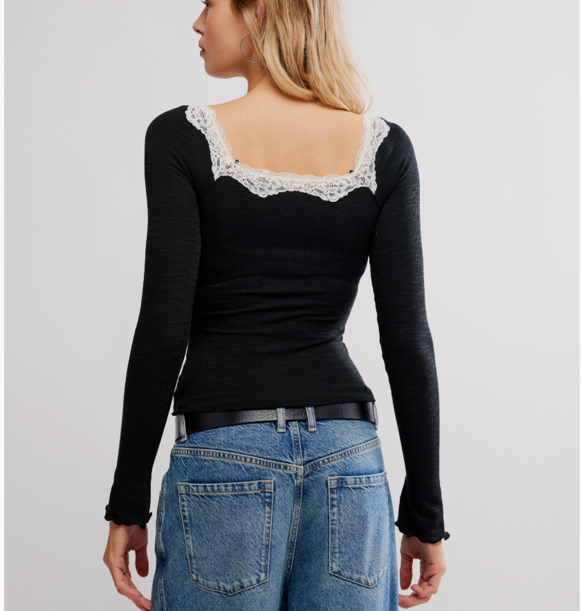 Oh My Darling Long Sleeve Black Combo