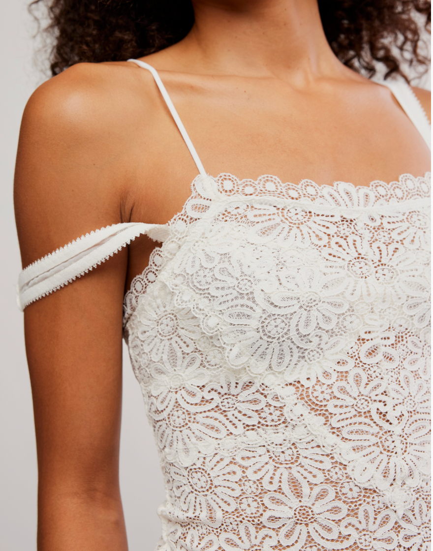 Love and Lace Cami Clean Ivory