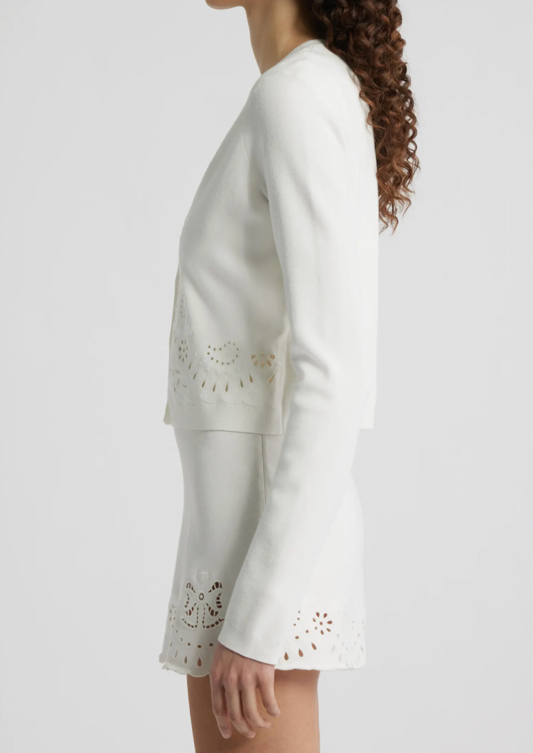 Leda Cardigan White Vanilla