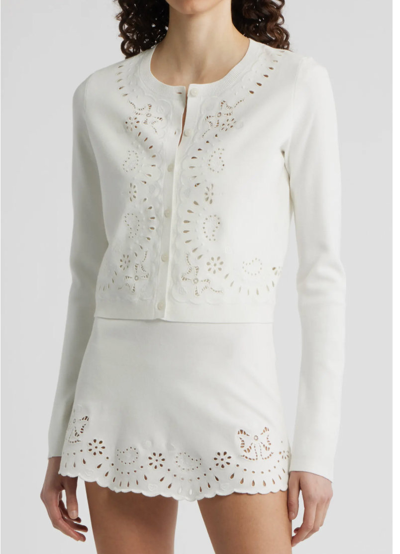 Leda Cardigan White Vanilla