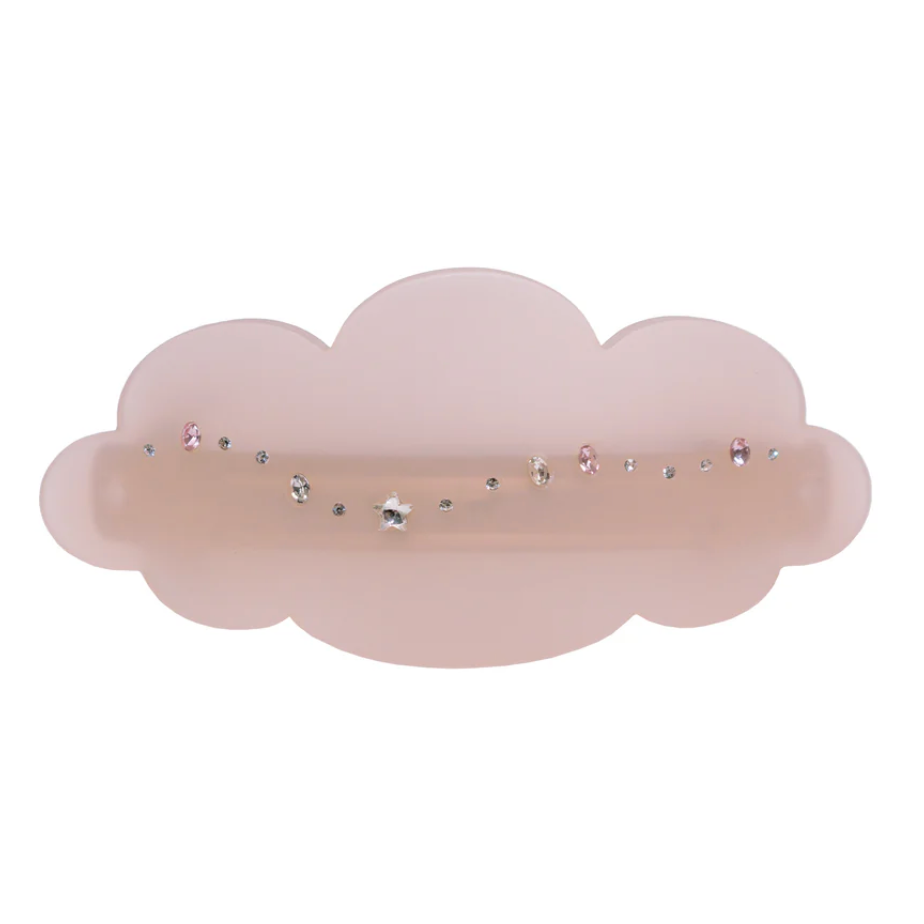 Ponytail Barrette Pink Cloud