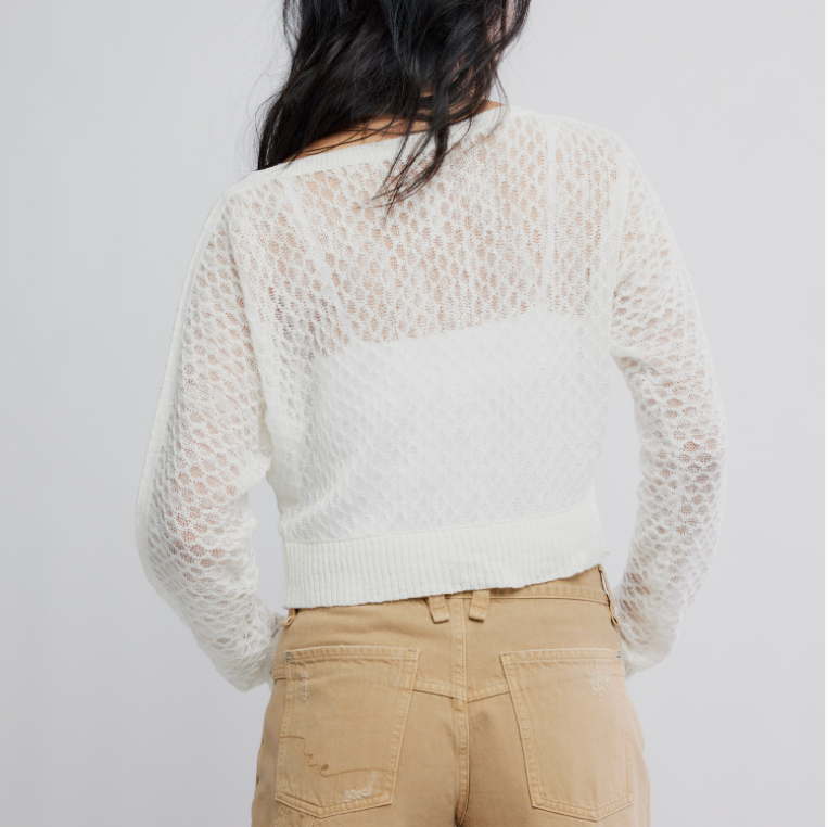 Maris Fine Gauge Cardi Clean Ivory