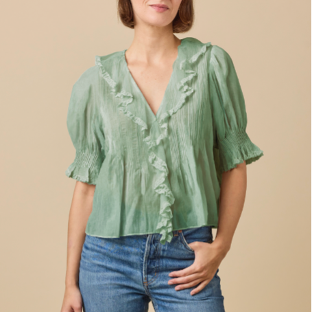 Henri Top Seafoam