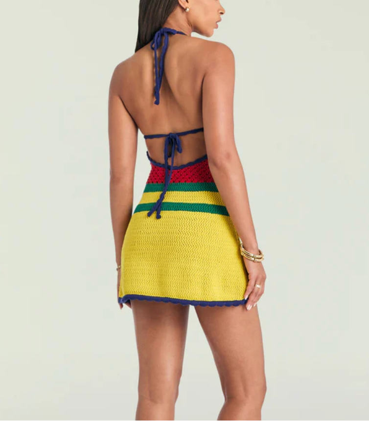 Norma Dress Multi Stripe