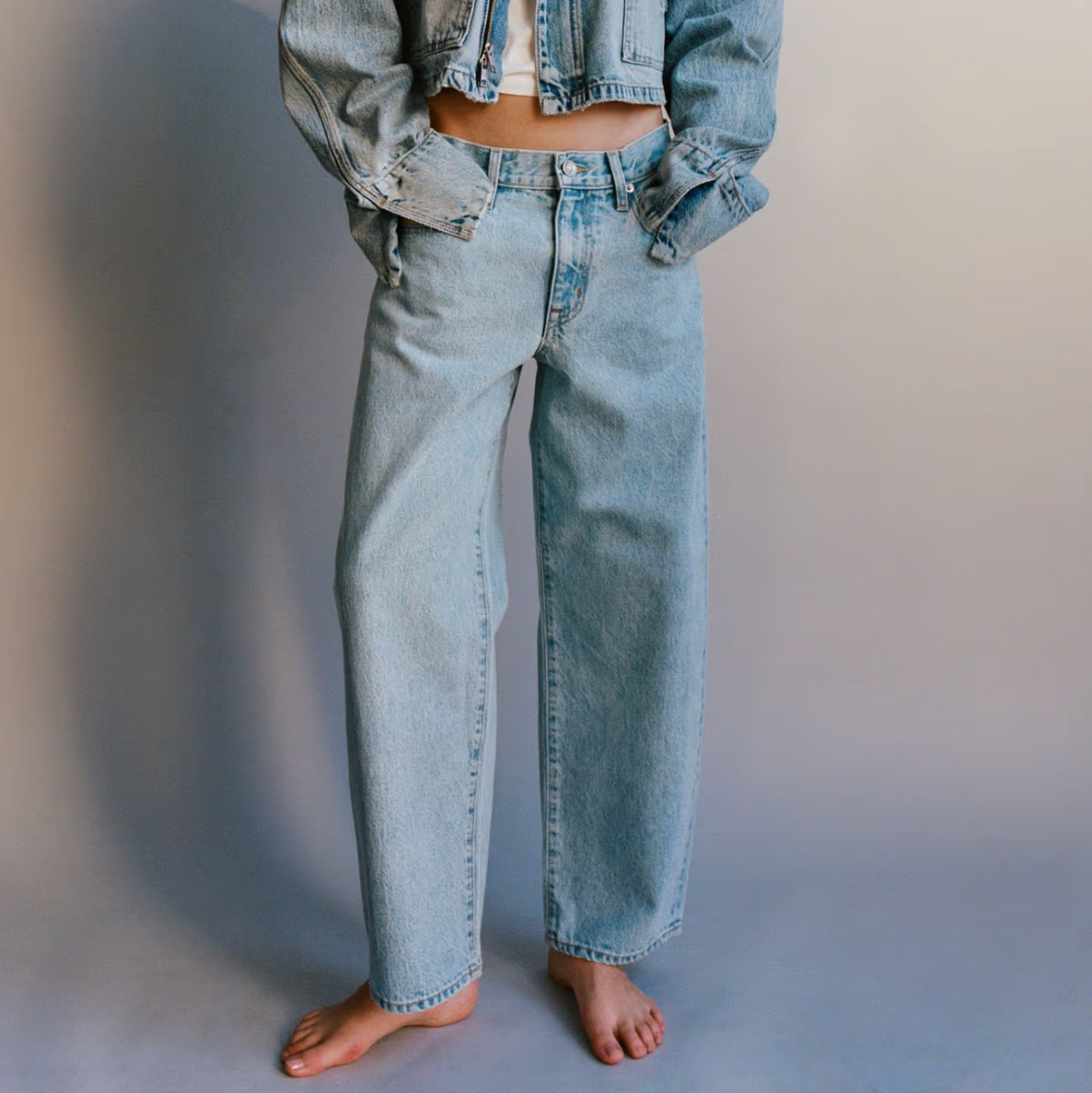 Jamie Ankle Curve Powder Blue