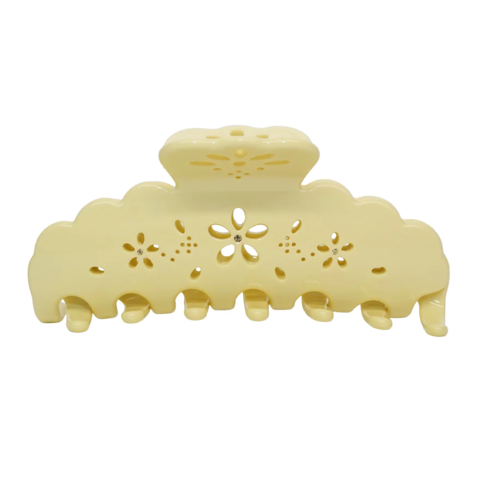 Big Effing Clip Citrine Fleur Eyelet