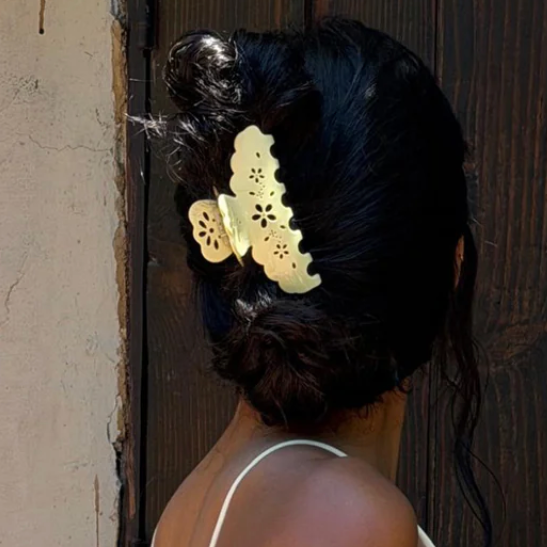 Big Effing Clip Citrine Fleur Eyelet