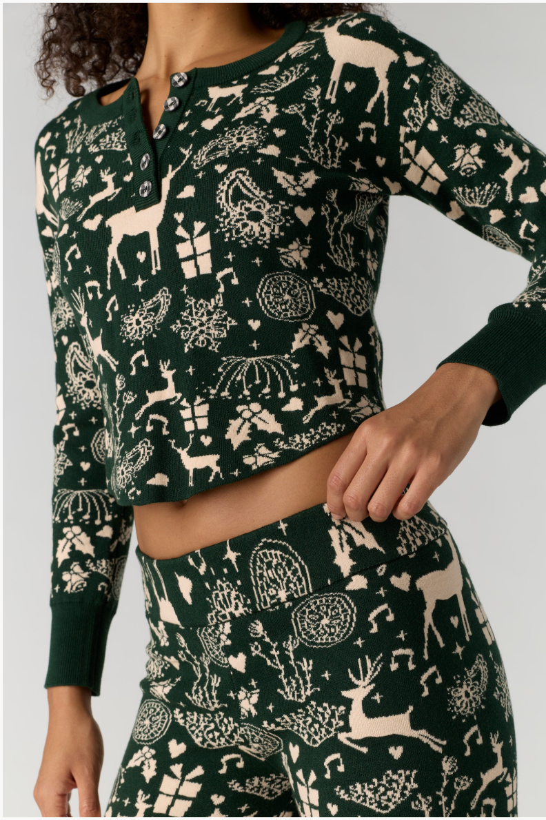 Soft Season Swit Set Green Combo