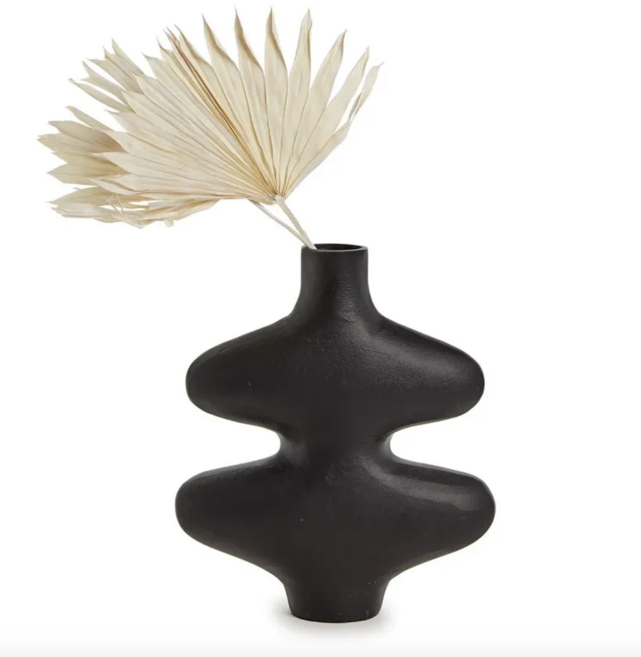 12" Black Vase