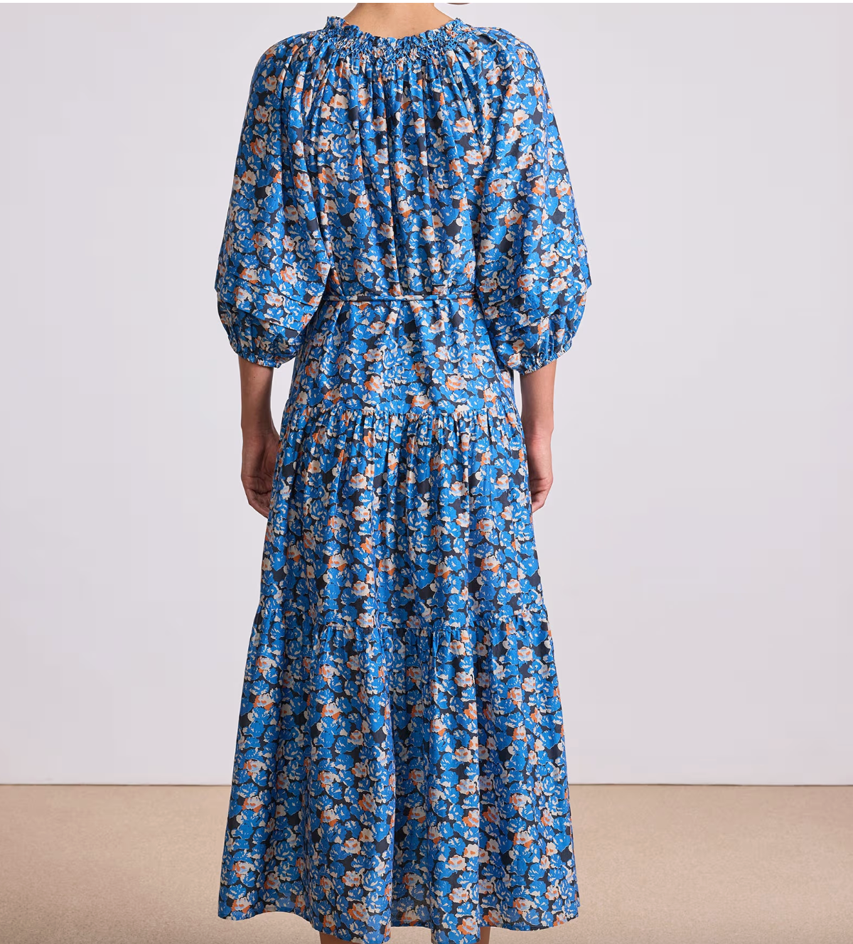 Uva L/Slv Dress Florette Blue