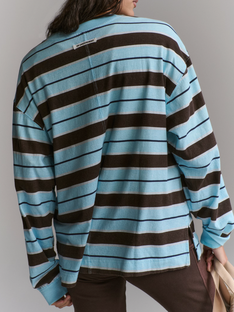 Printed Hustle Layer Bright Blue Chocolate