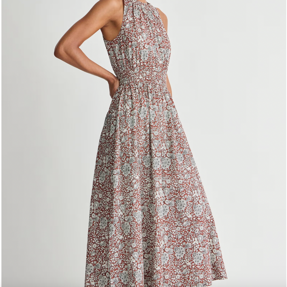 Bali Tank Dress Clay Floral