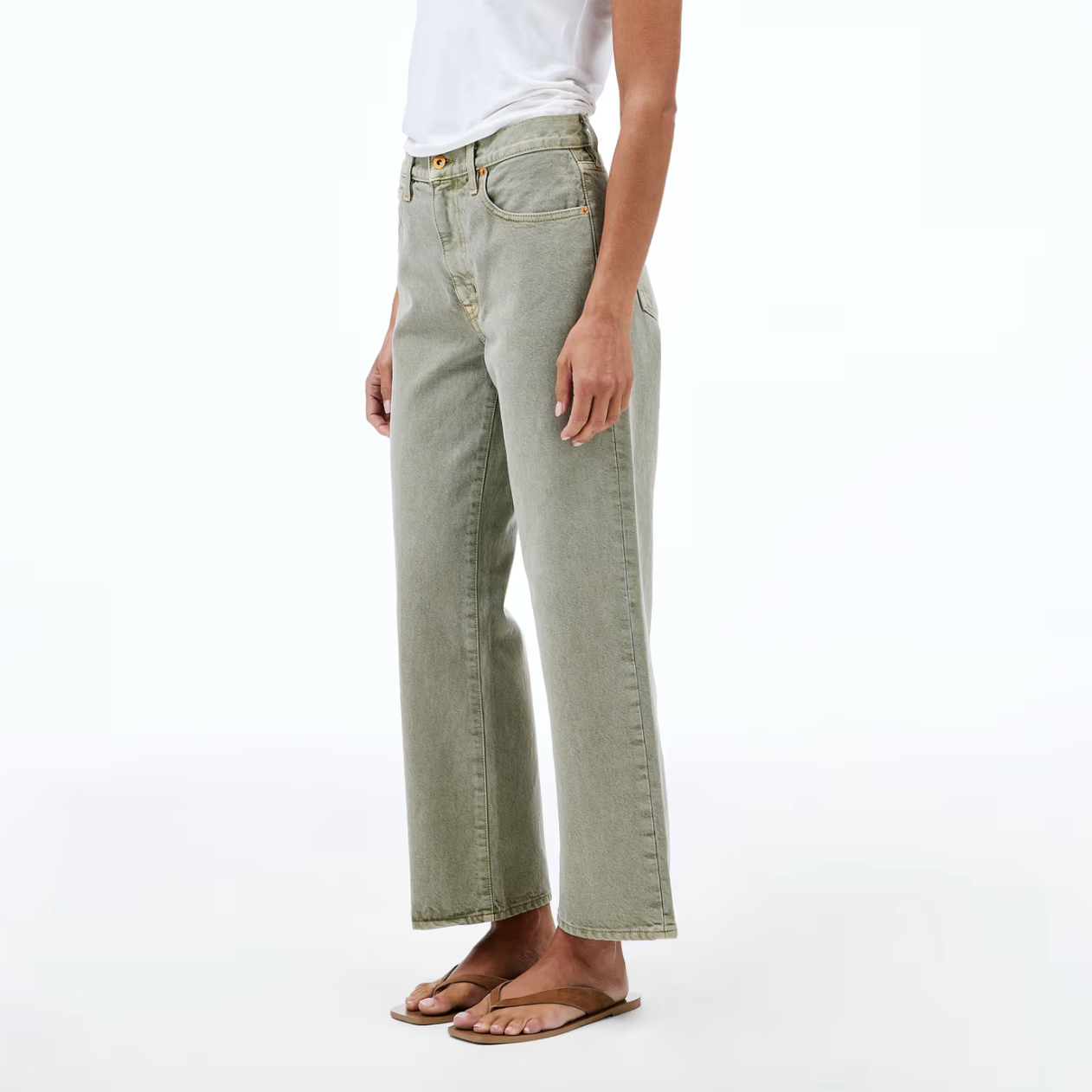 Hunter Crop Jean 29 Palms Green