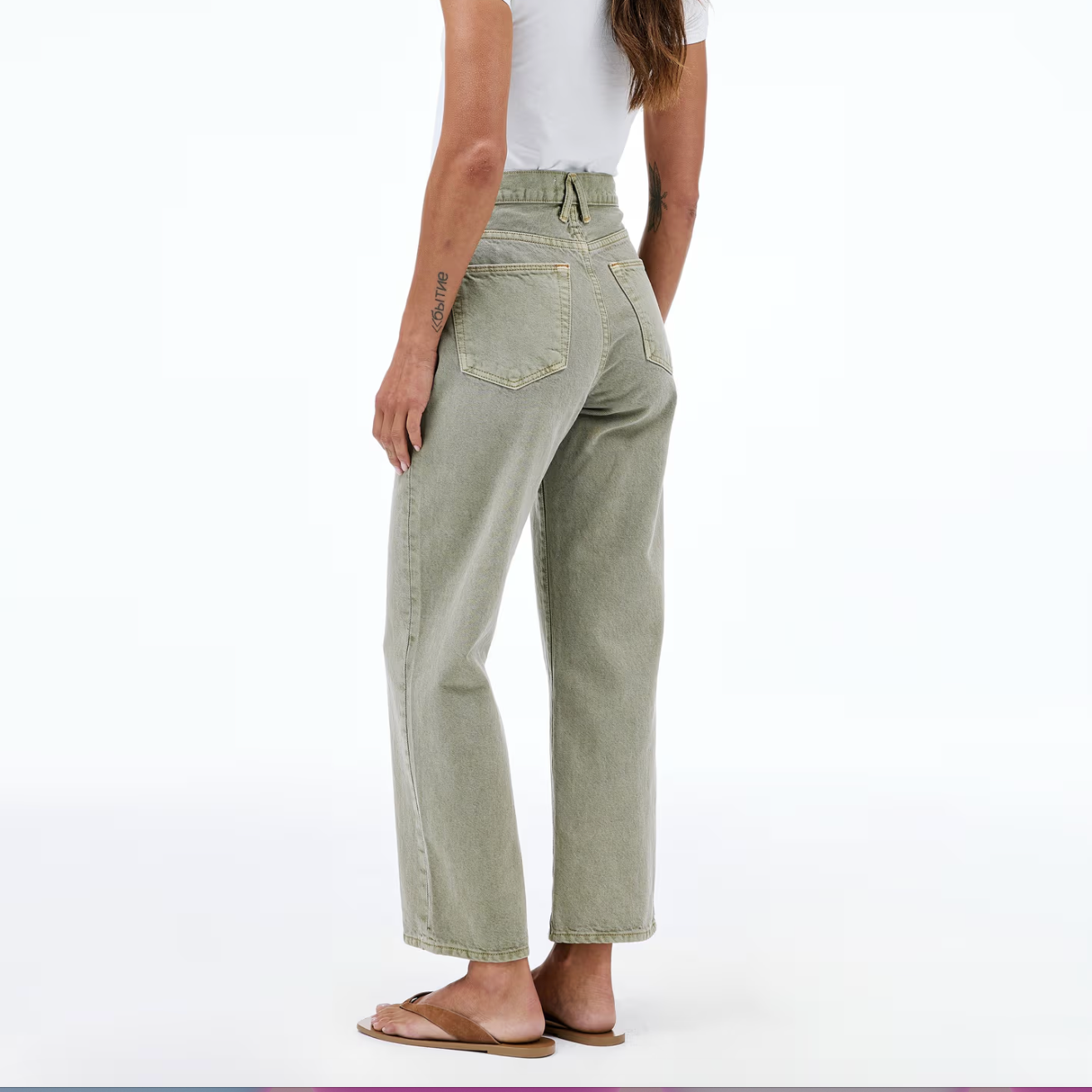 Hunter Crop Jean 29 Palms Green