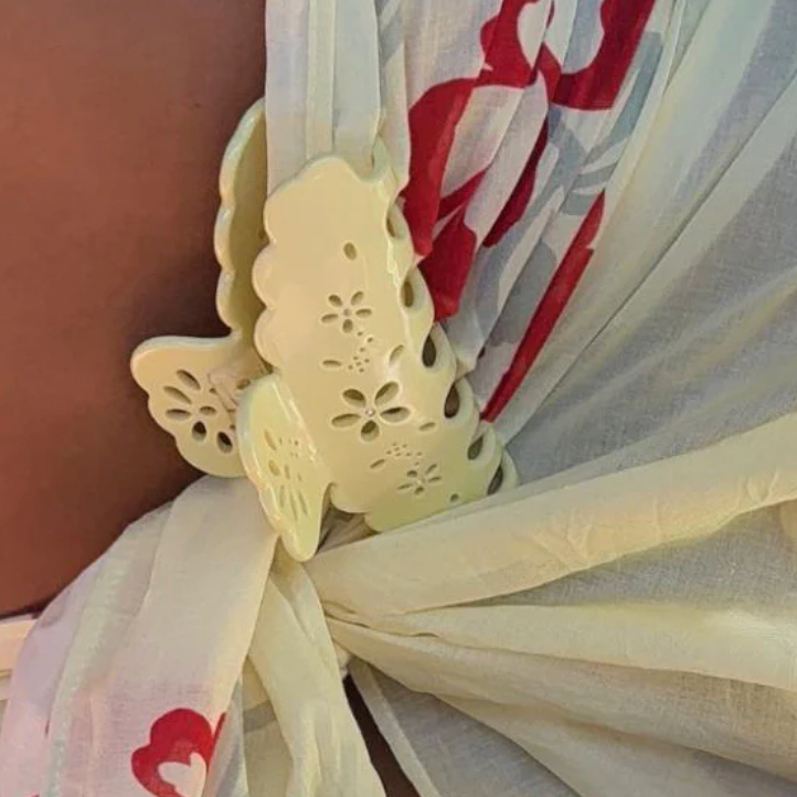 Lil Effing Clip Citrine Petal Eyelet