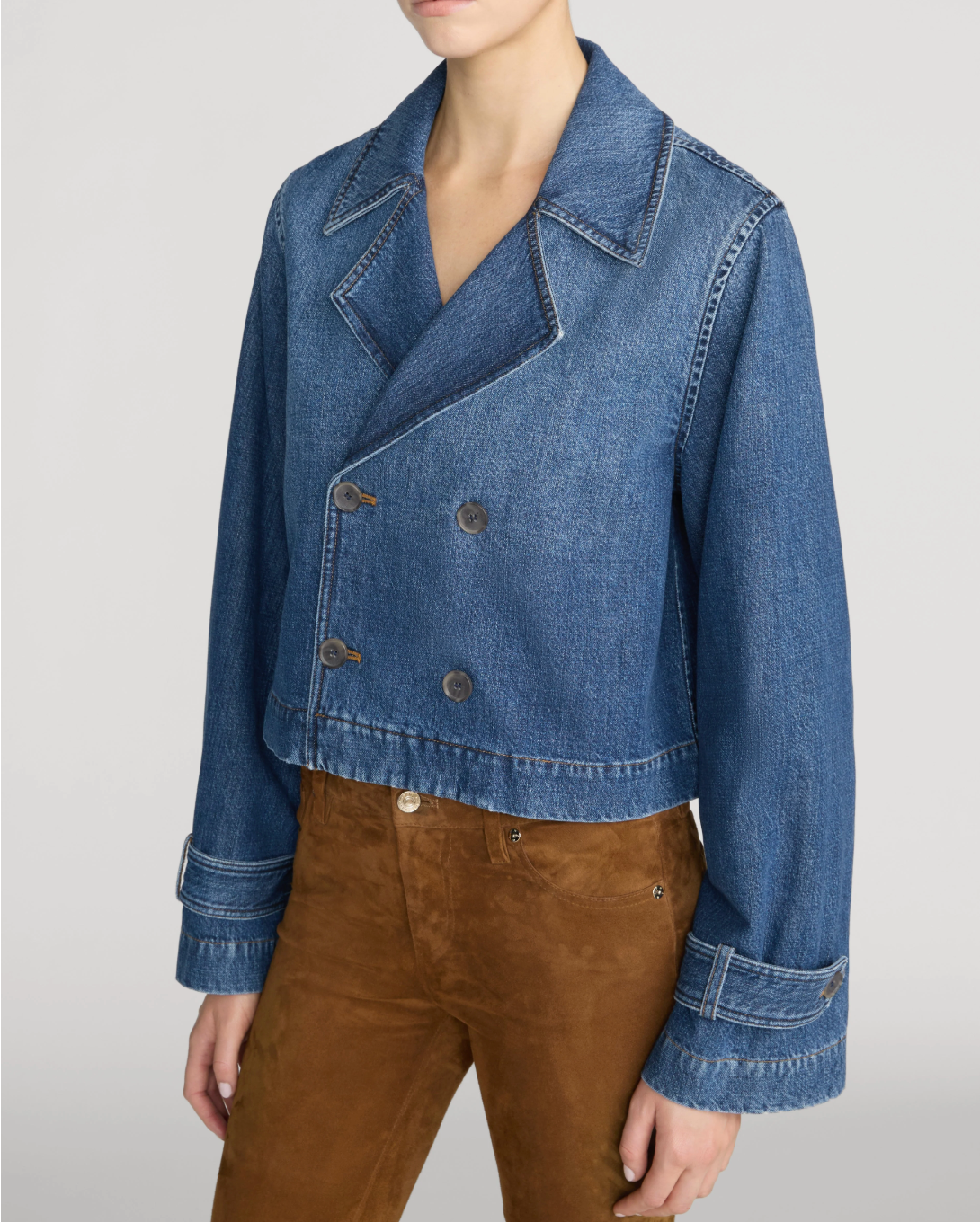The Denim Uniform Trench Girlfriend