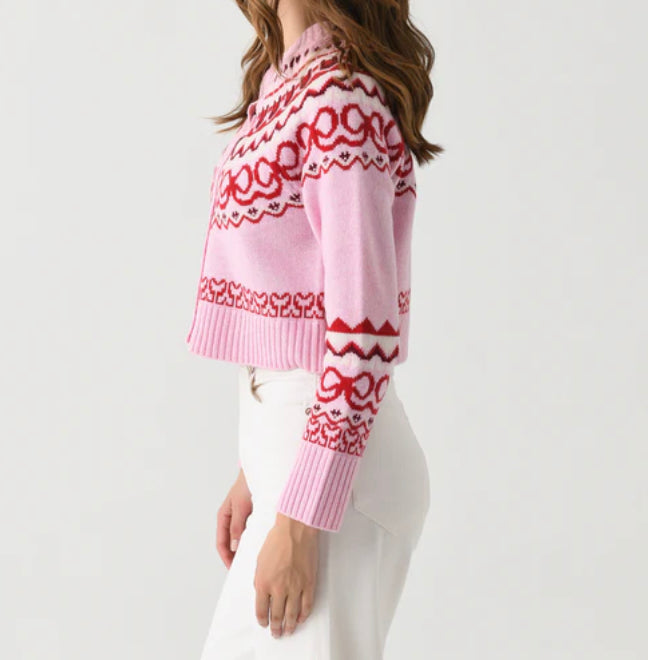 Shantae Wool Knit Cardigan Cherry Jubilee