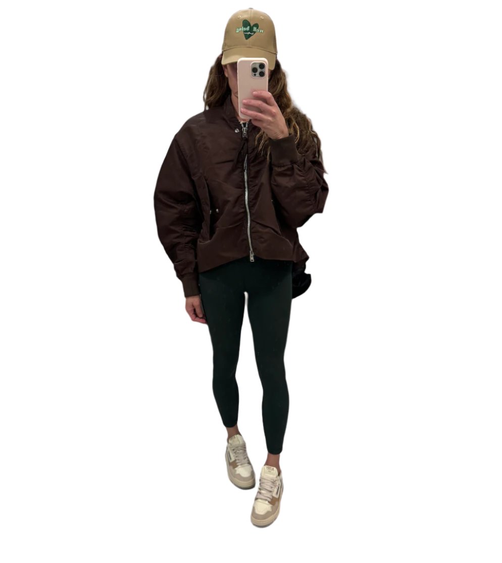 Skylar Bomber Walnut Brown