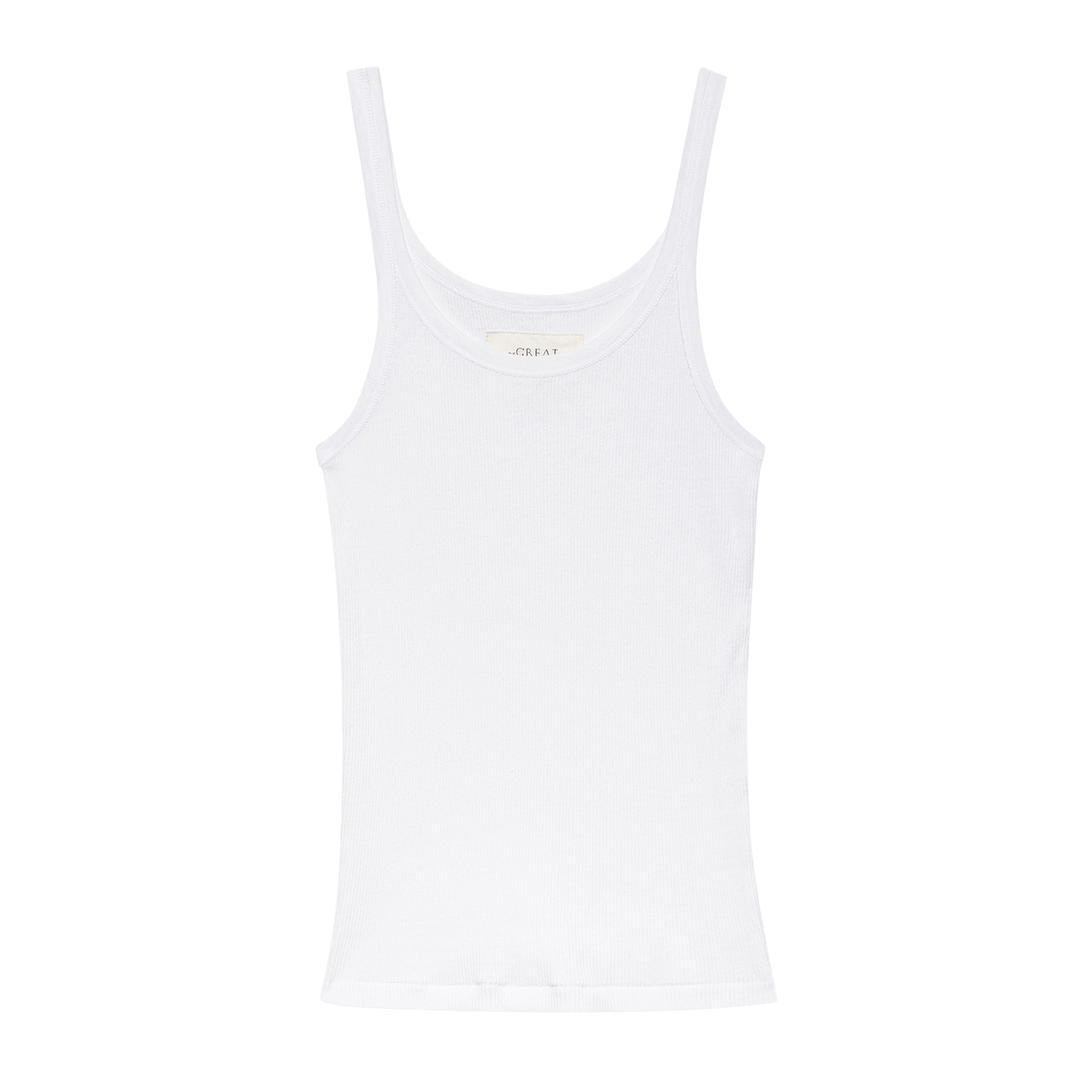 The Baby Rib Tank True White