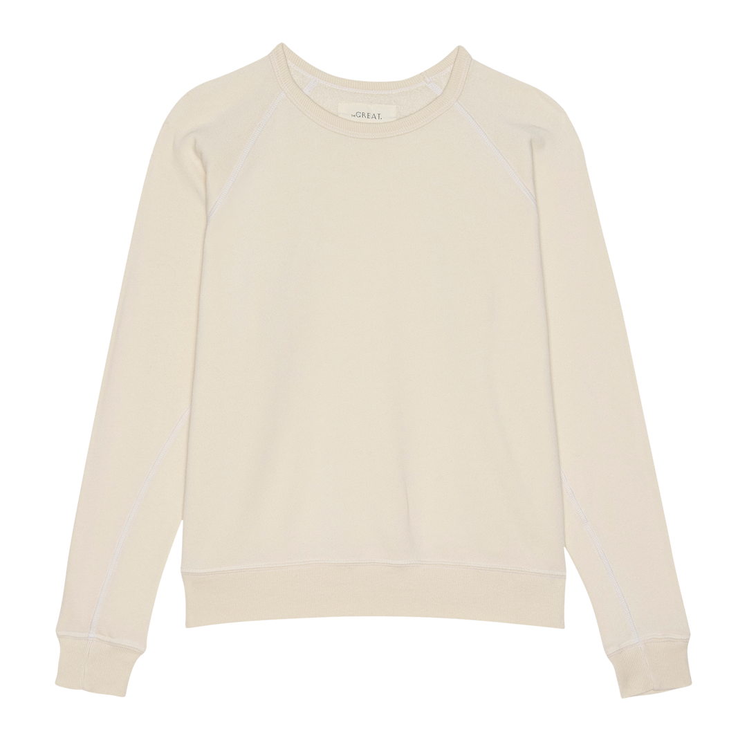 The Fleece Rookie Sweatshirt Washed White