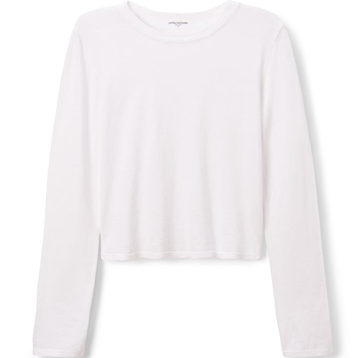 Jamie Recycled L/S Tee White
