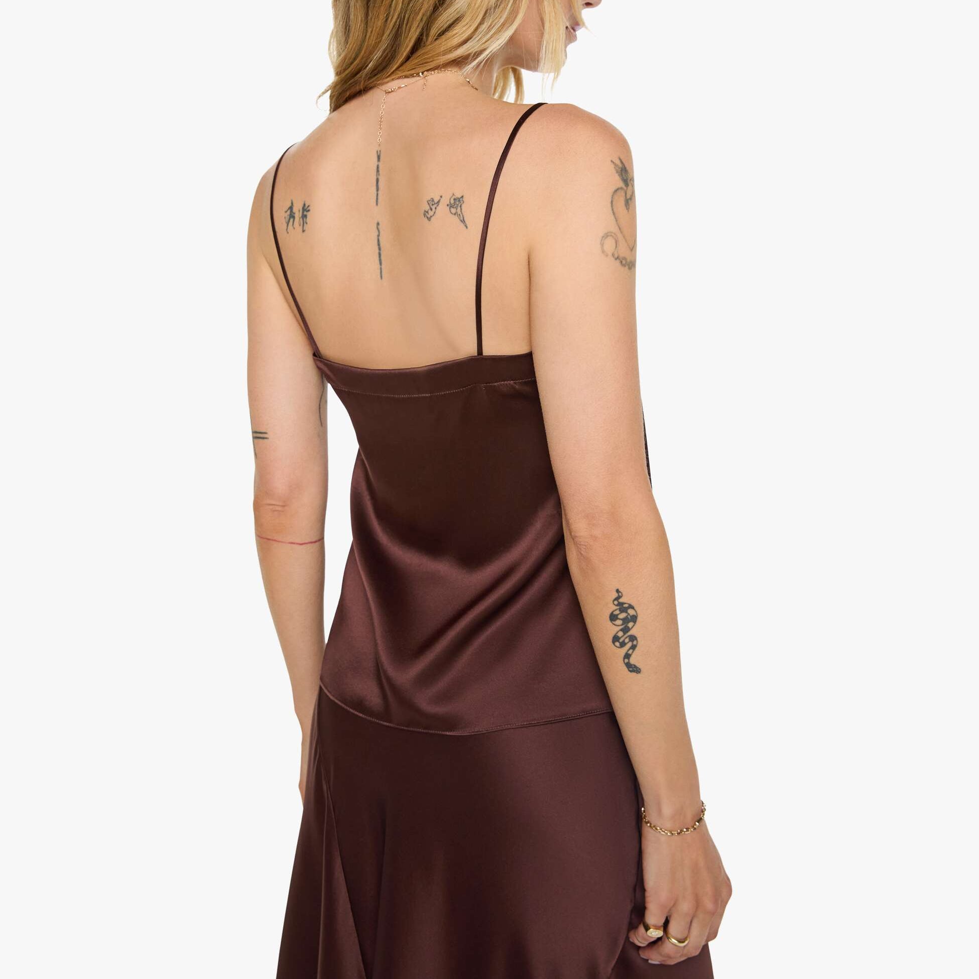 Haya Lace Trim Cami Hunter Cinnabar