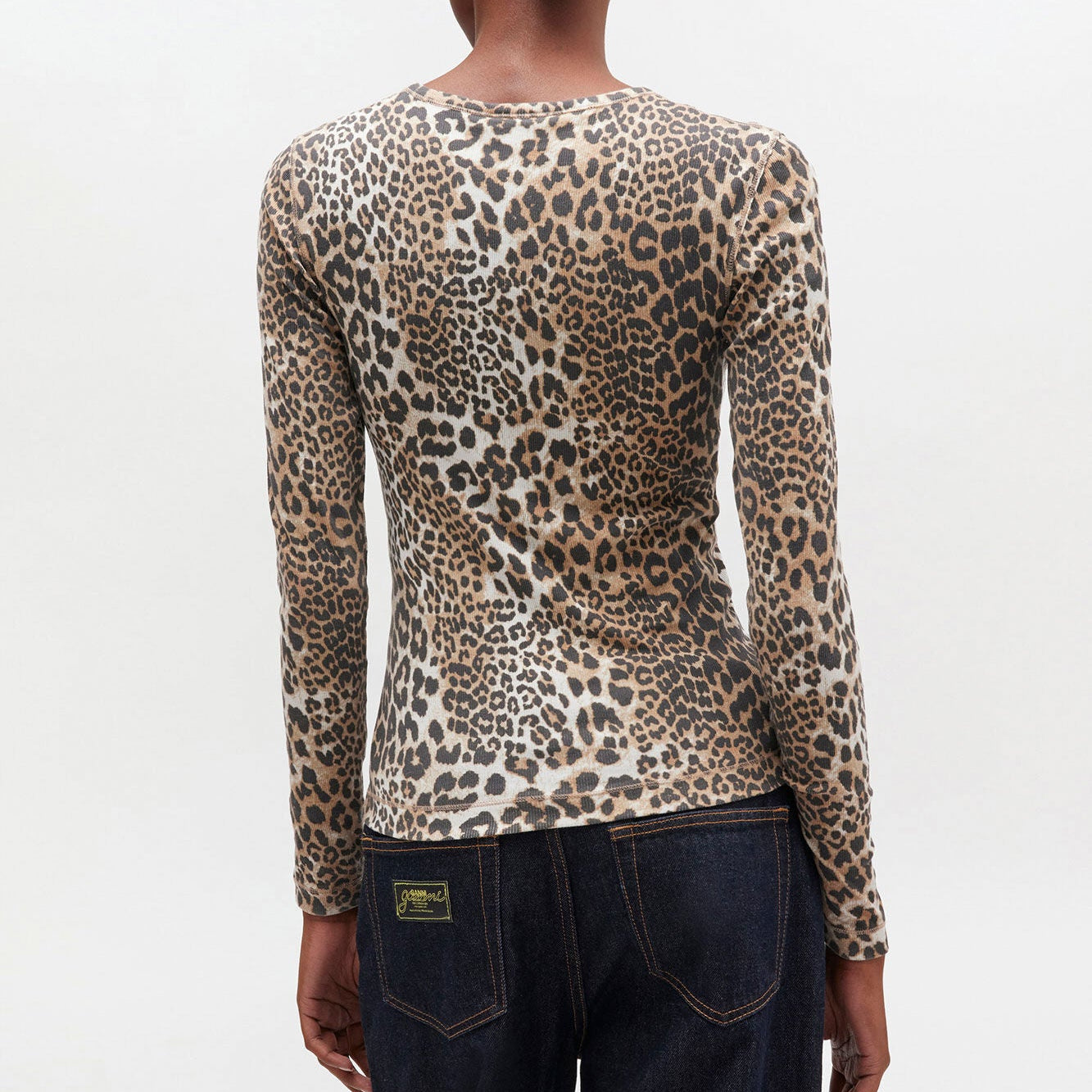 Leo Soft Cotton Rib Leopard