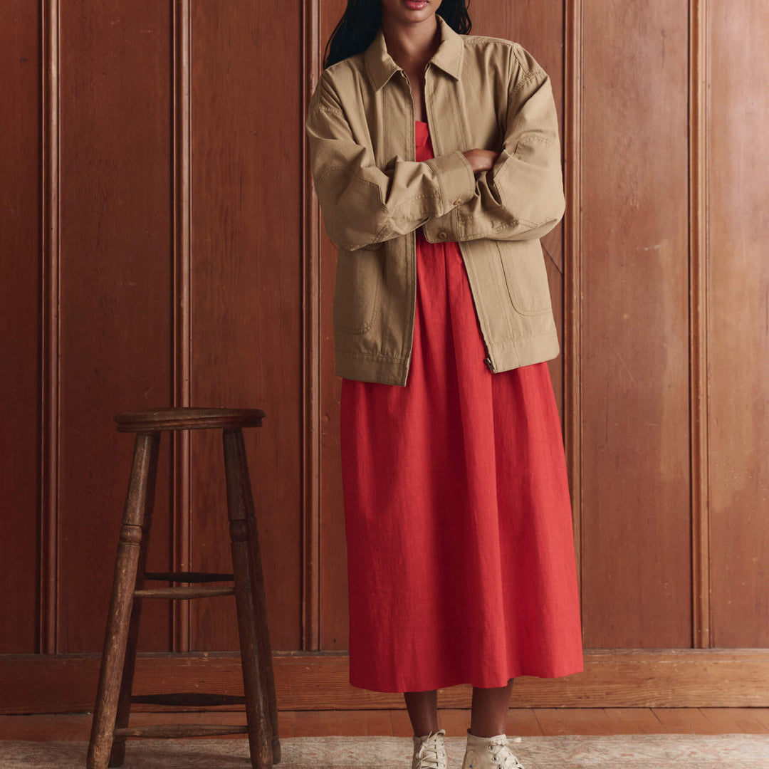 The Verse Dress Hot Red