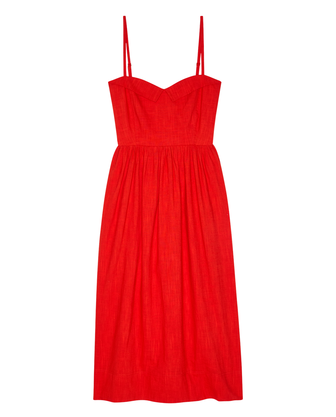 The Verse Dress Hot Red