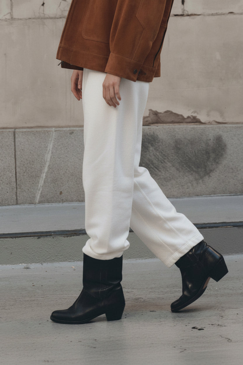 The Fleece Sport Sweatpant Washed White