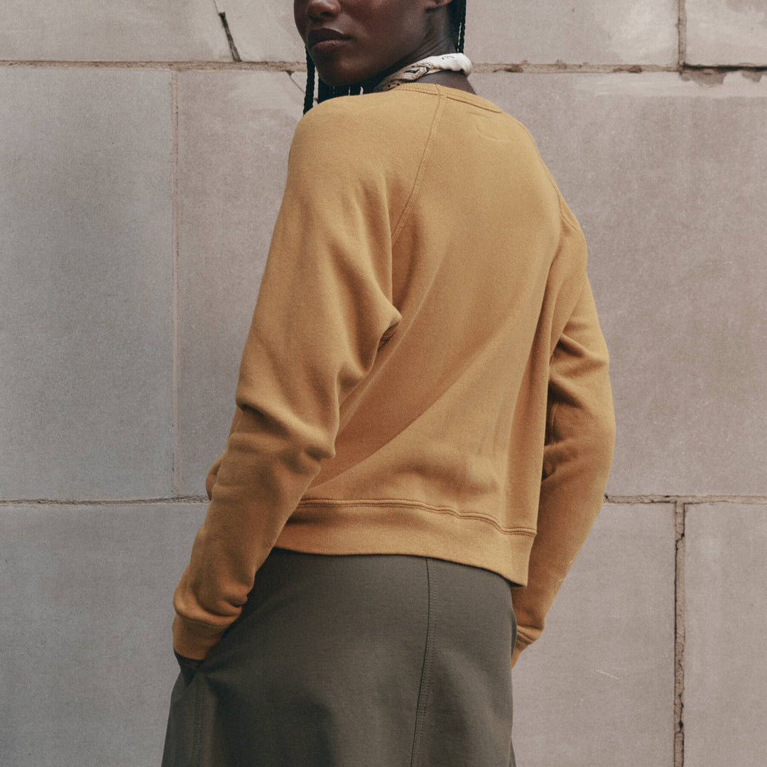 The Fleece Rookie Sweatshirt Growling Panther Mustard