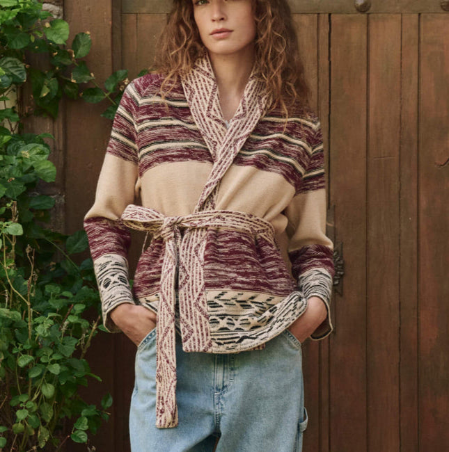 The Riding Cardigan Rusted Red