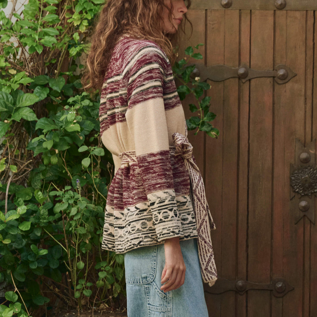 The Riding Cardigan Rusted Red