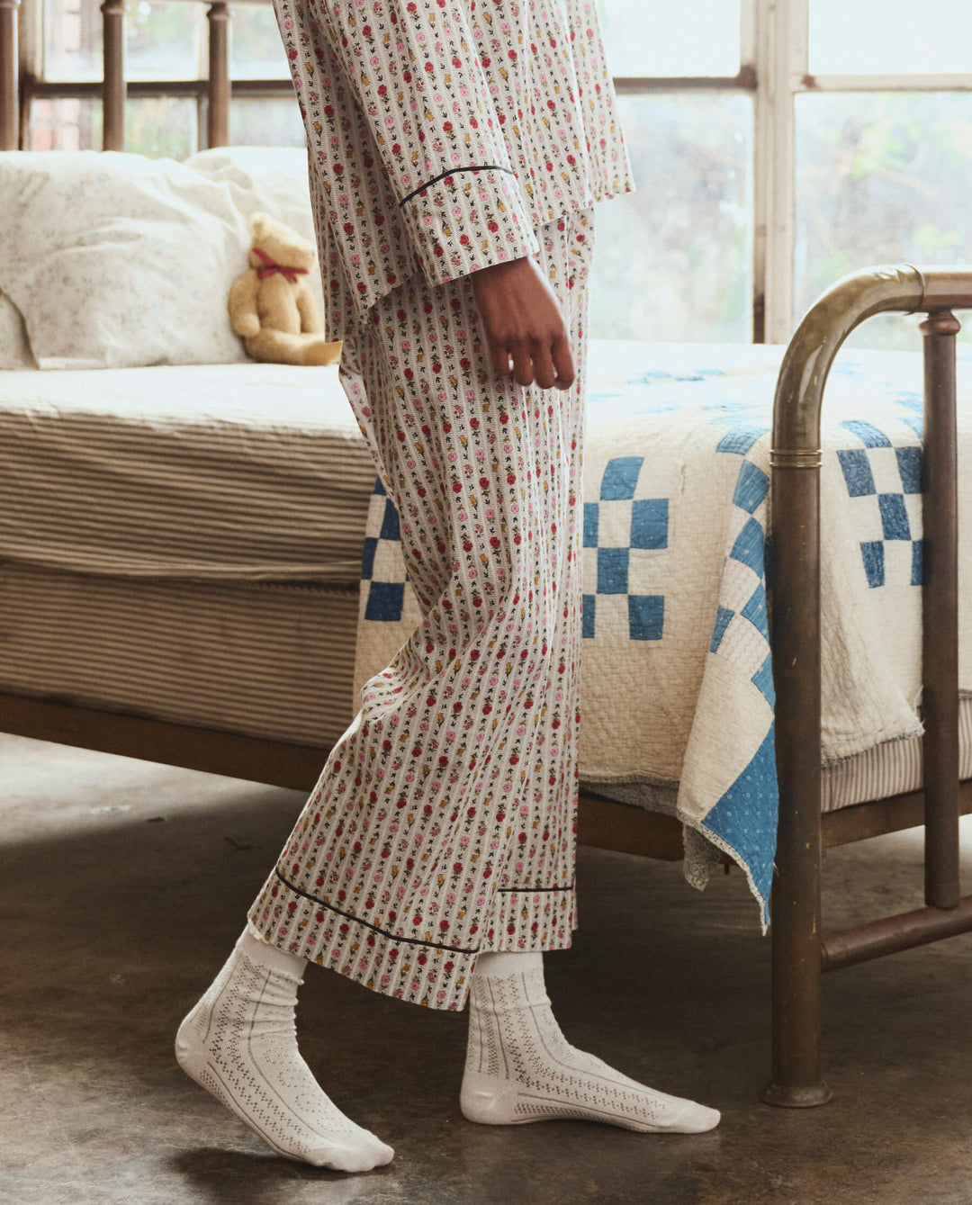 The Easy Sleep Pant Ribbon Floral