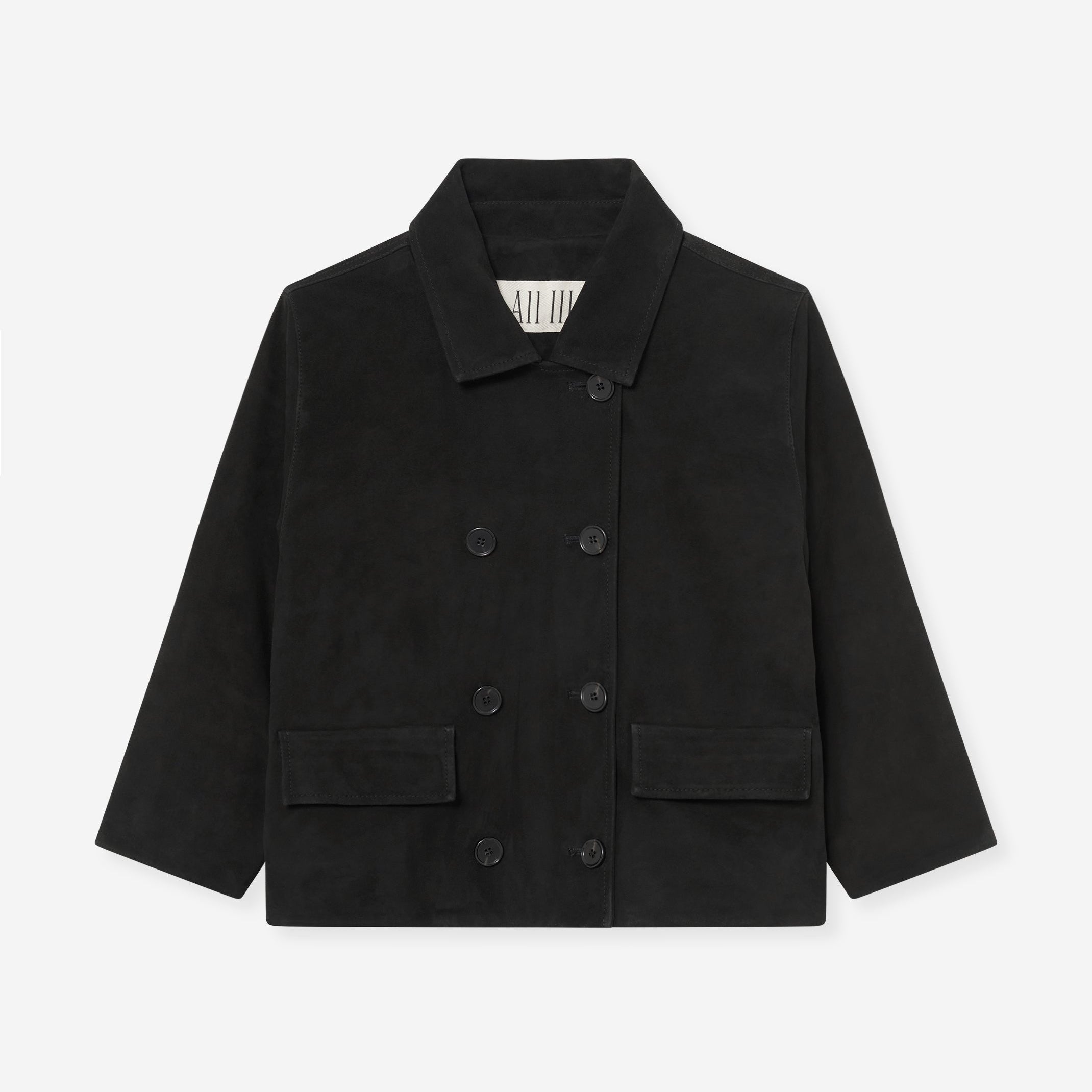 Tova Jacket Black Suede