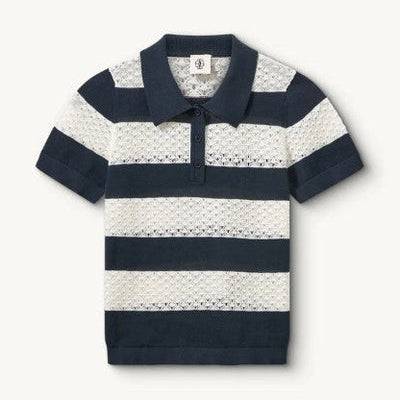 Tanzania Logo Polo Navy/Cream