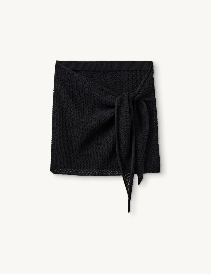 Tanzania Wrap Skirt Black