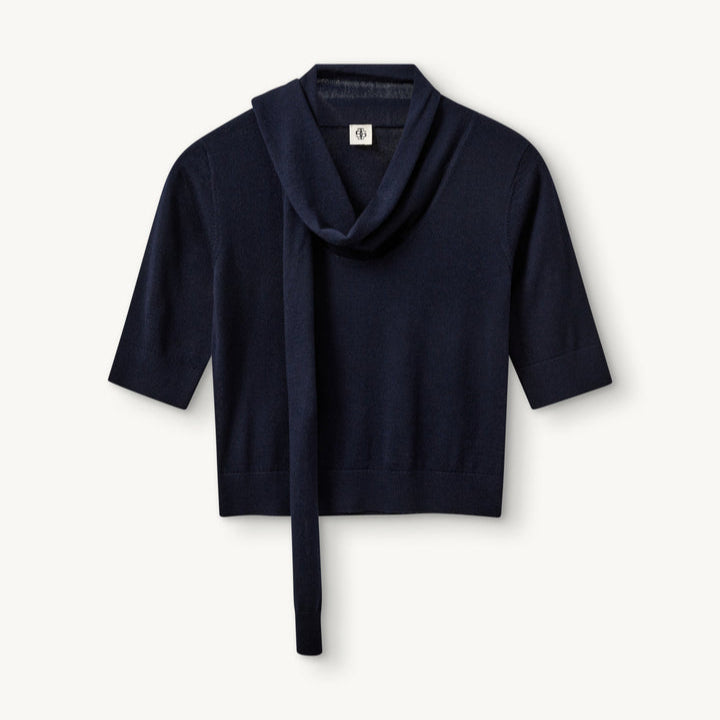 Bergen Scarf Knit Navy