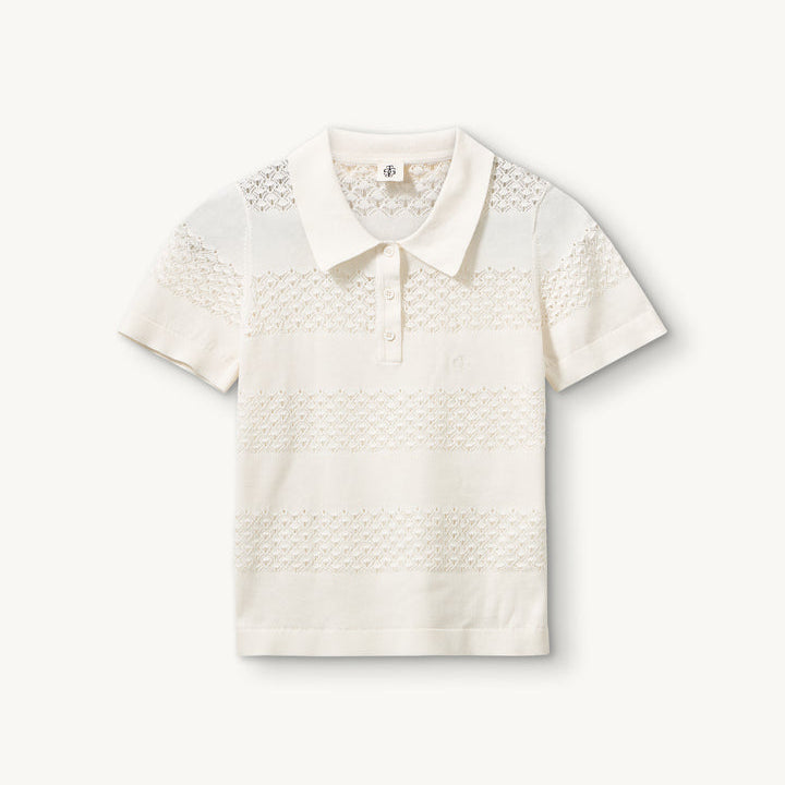 Tanzania Logo Polo Ecru