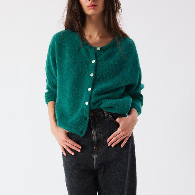 Vitow Cardigan Teal Melange