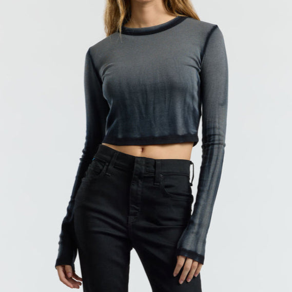 Verona Crop Shirt Black Cast