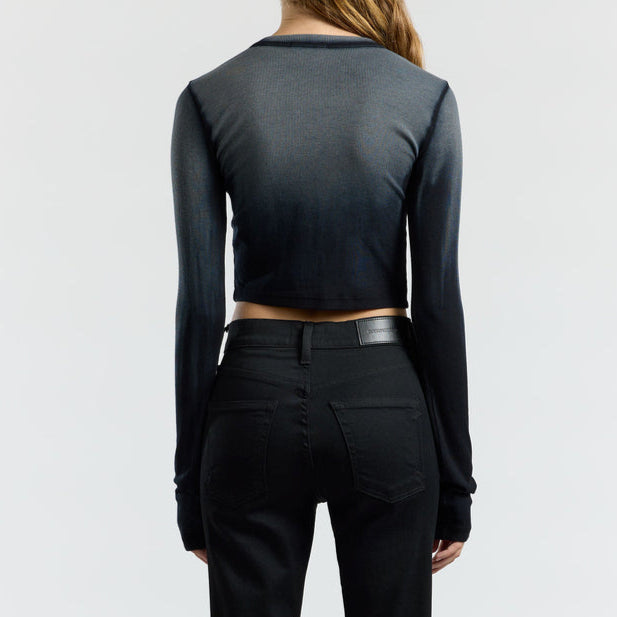 Verona Crop Shirt Black Cast