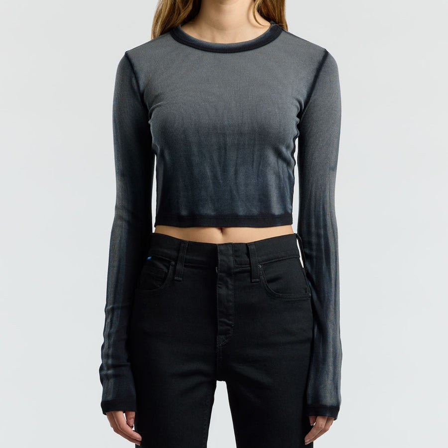 Verona Crop Shirt Black Cast