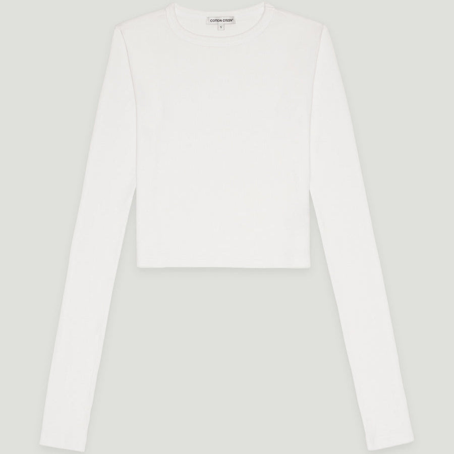 Verona Crop Shirt White